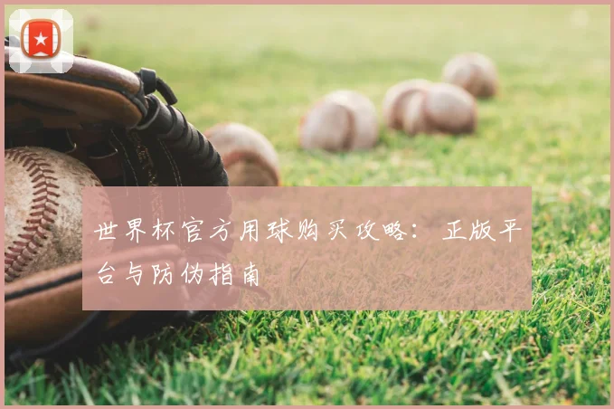 世界杯官方用球购买攻略：正版平台与防伪指南
